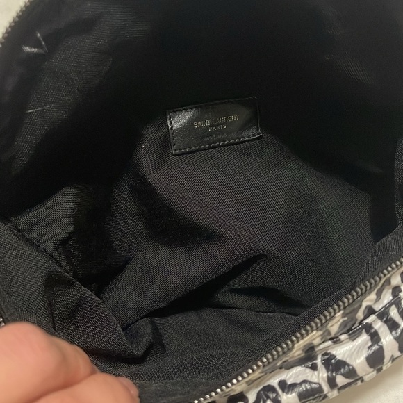 Saint Laurent Zebra Print Nylon Fanny Bag - Picture 6 of 13
